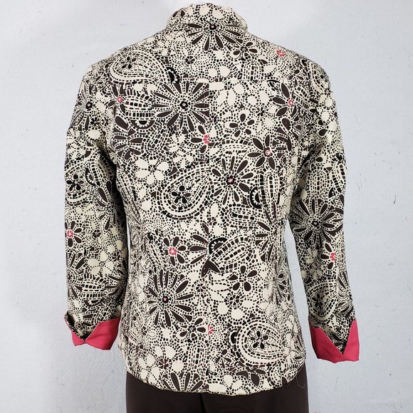 Reversible Amber Sun Handstitched Jacket, Small - Picture 10 of 12